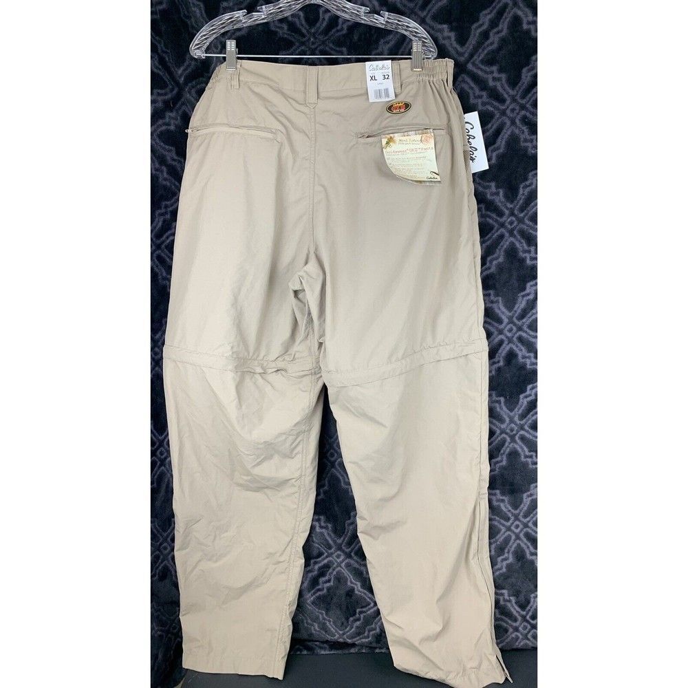 NEW Cabelas Guidewear GXII Hiking Pants Mens Size XL Beige Zip Offs  Lightweight - Picture 5 of 7